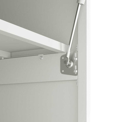 Wandkast Voor Garage Poedercoating Staal 90 x 40 x 53 cm Wit