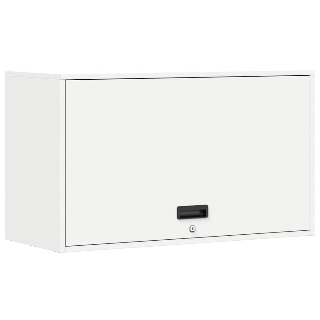 Wandkast Voor Garage Poedercoating Staal 90 x 40 x 53 cm Wit