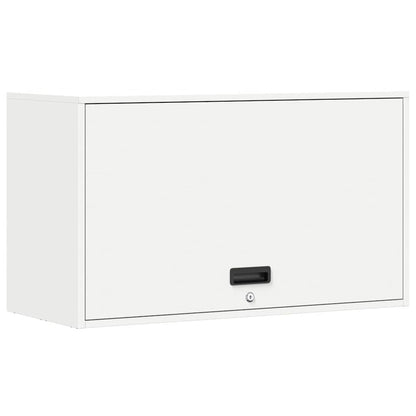 Wandkast Voor Garage Poedercoating Staal 90 x 40 x 53 cm Wit