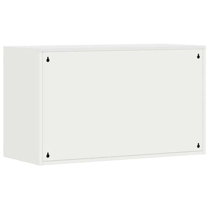 Wandkast Voor Garage Poedercoating Staal 90 x 40 x 53 cm Wit