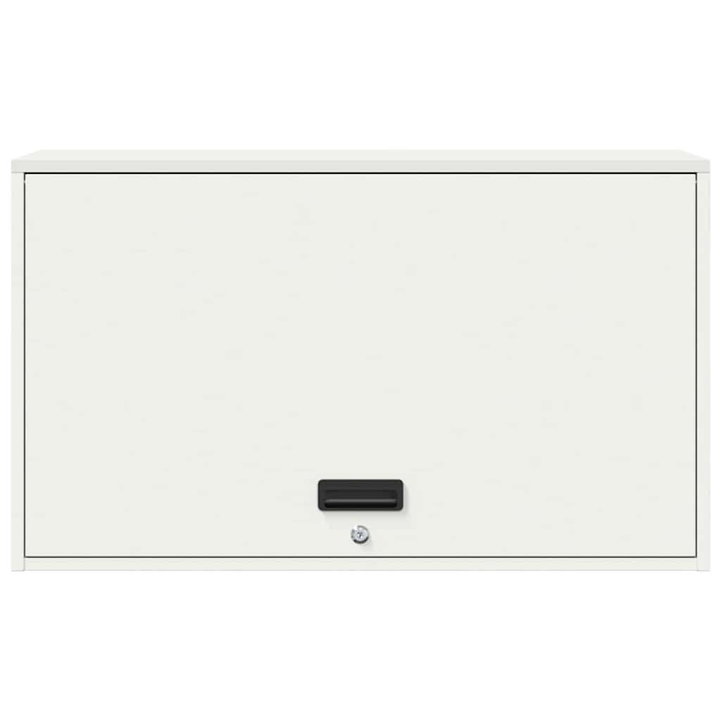 Wandkast Voor Garage Poedercoating Staal 90 x 40 x 53 cm Wit
