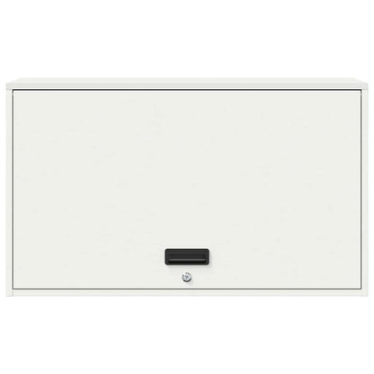 Wandkast Voor Garage Poedercoating Staal 90 x 40 x 53 cm Wit