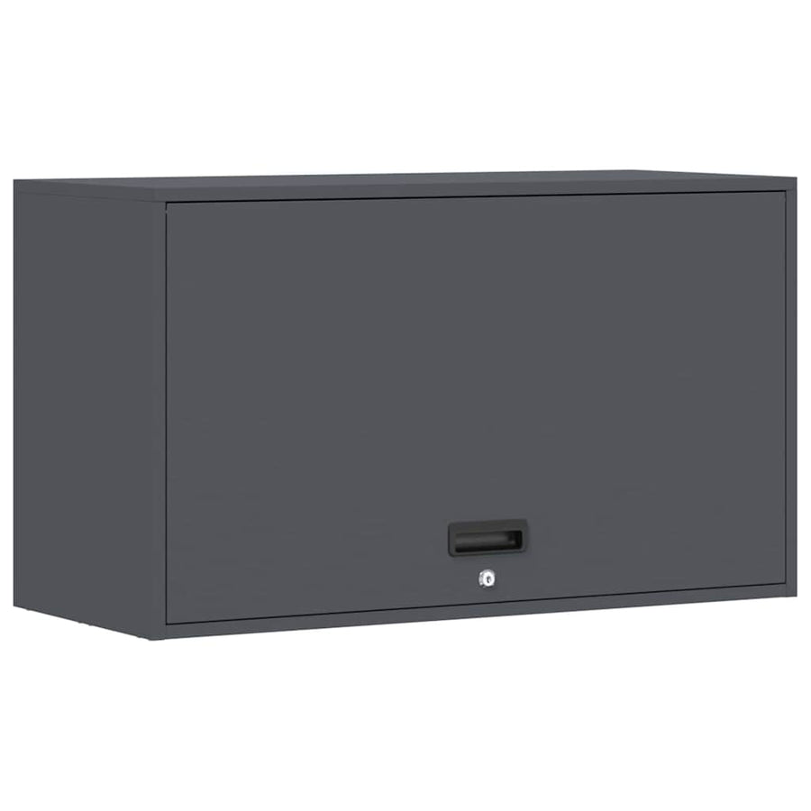 Wandkast Voor Garage 90 x 40 x 53 cm Antraciet