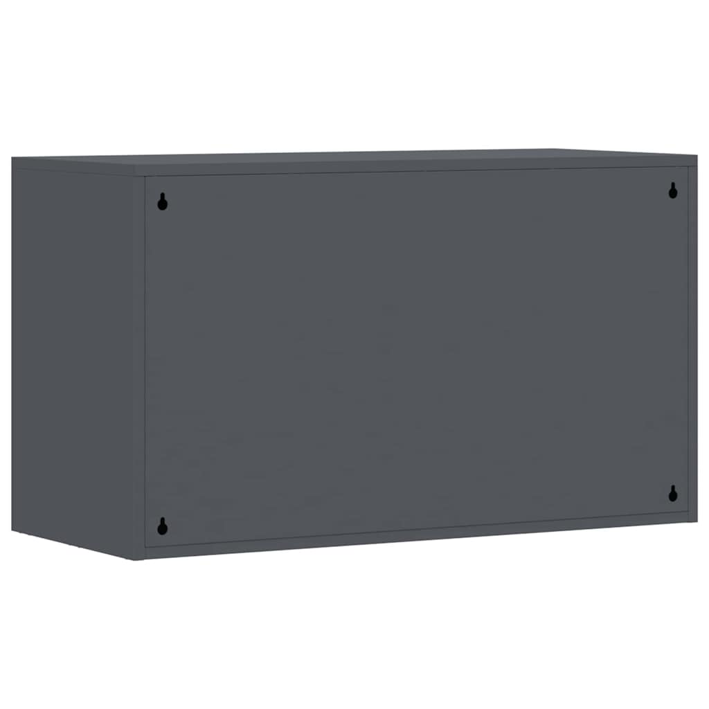 Wandkast Voor Garage 90 x 40 x 53 cm Antraciet