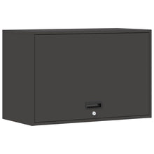 Wandkast Voor Garage Poedercoating Staal 80 x 40 x 53 cm Zwart