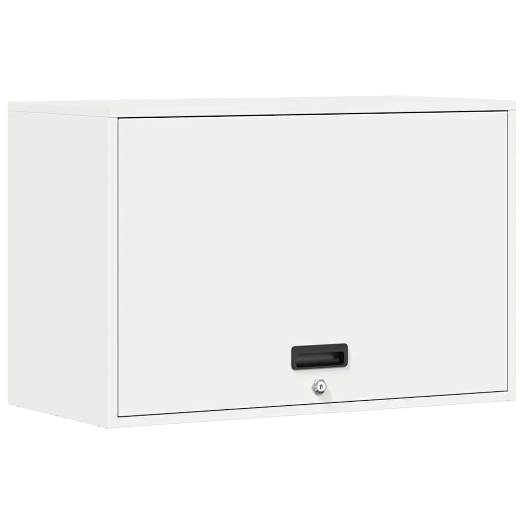 Wandkast Voor Garage Poedercoating Staal 80 x 40 x 53 cm Wit