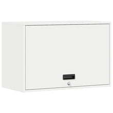 Wandkast Voor Garage Poedercoating Staal 80 x 40 x 53 cm Wit