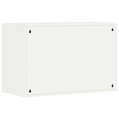 Wandkast Voor Garage Poedercoating Staal 80 x 40 x 53 cm Wit
