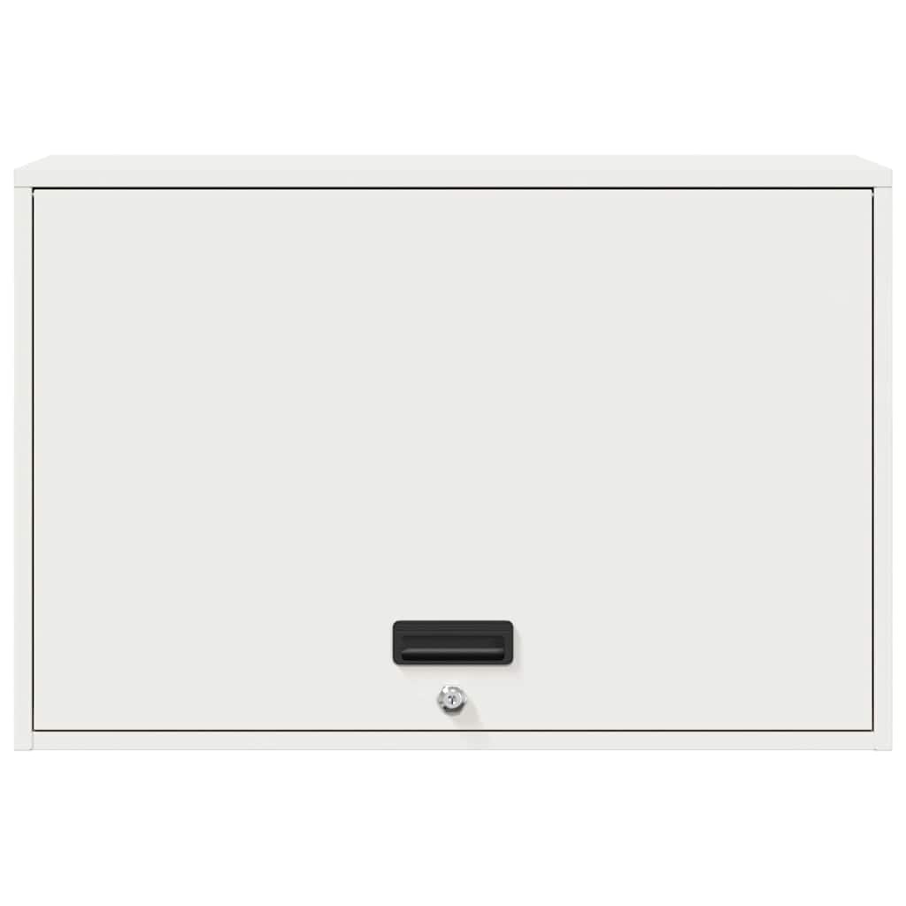 Wandkast Voor Garage Poedercoating Staal 80 x 40 x 53 cm Wit