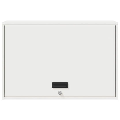 Wandkast Voor Garage Poedercoating Staal 80 x 40 x 53 cm Wit