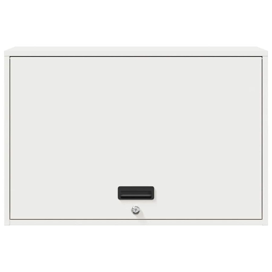Wandkast Voor Garage Poedercoating Staal 80 x 40 x 53 cm Wit