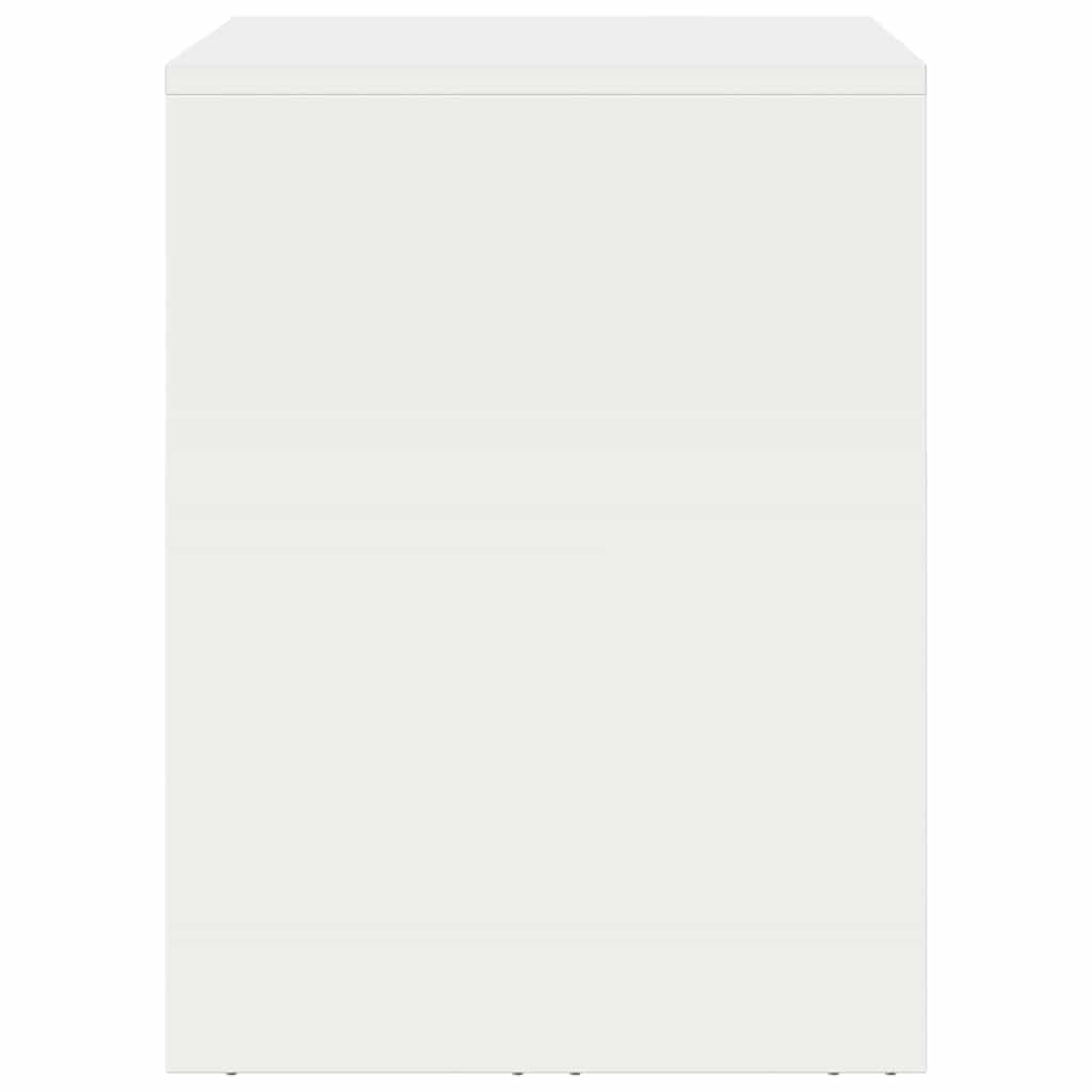 Wandkast Voor Garage Poedercoating Staal 80 x 40 x 53 cm Wit