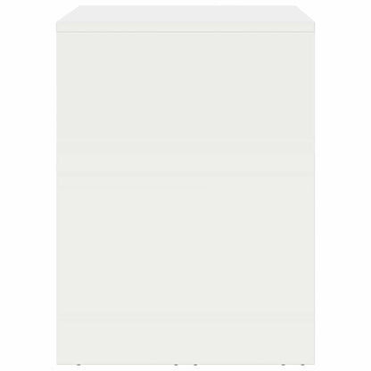 Wandkast Voor Garage Poedercoating Staal 80 x 40 x 53 cm Wit
