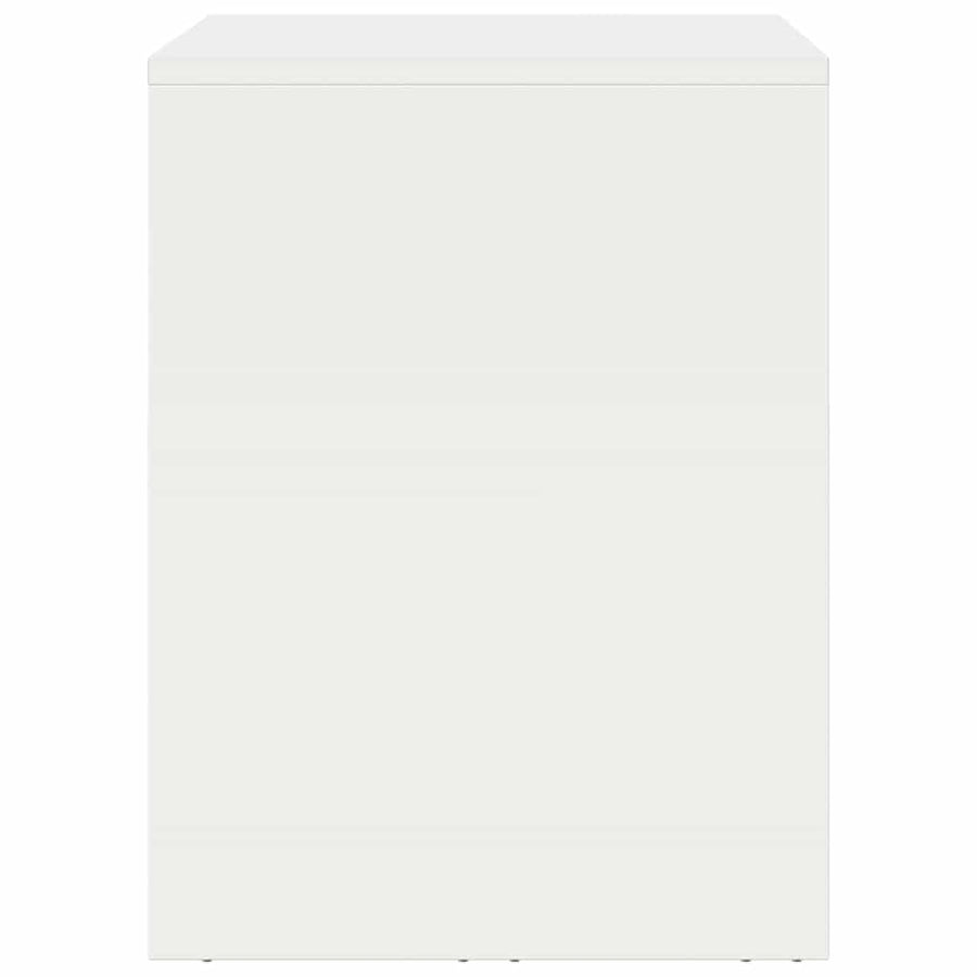 Wandkast Voor Garage Poedercoating Staal 80 x 40 x 53 cm Wit