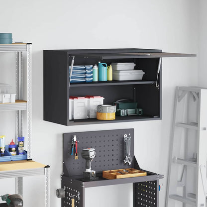 Wandkast Voor Garage 80 x 40 x 53 cm Antraciet