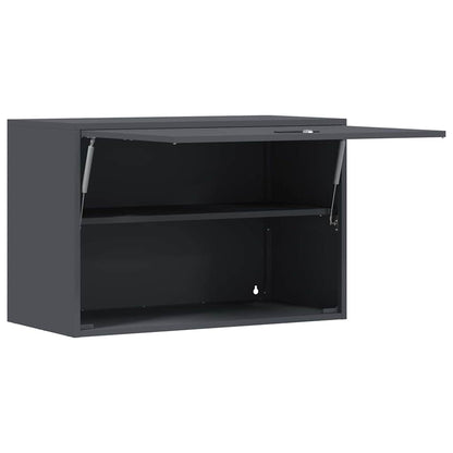 Wandkast Voor Garage 80 x 40 x 53 cm Antraciet