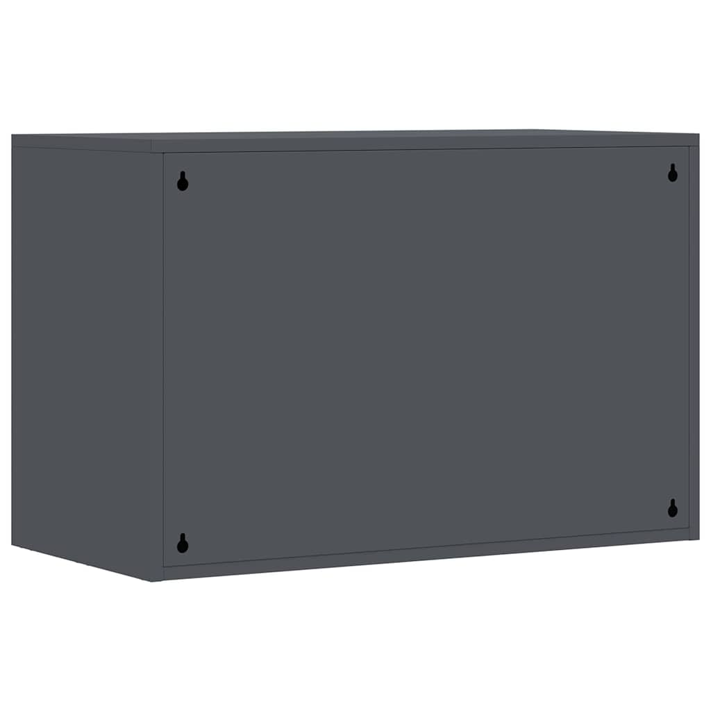 Wandkast Voor Garage 80 x 40 x 53 cm Antraciet