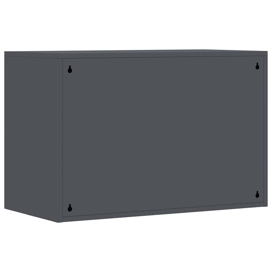 Wandkast Voor Garage 80 x 40 x 53 cm Antraciet
