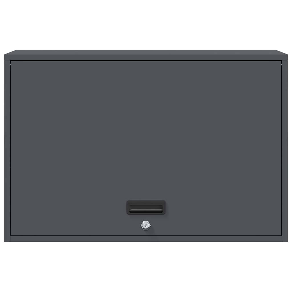 Wandkast Voor Garage 80 x 40 x 53 cm Antraciet