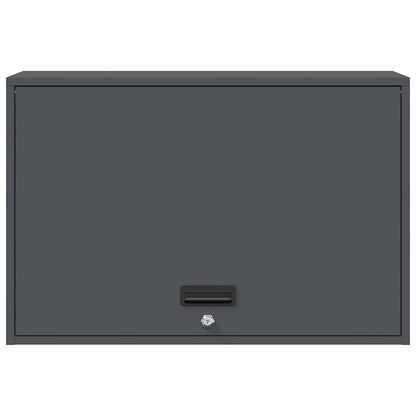 Wandkast Voor Garage 80 x 40 x 53 cm Antraciet