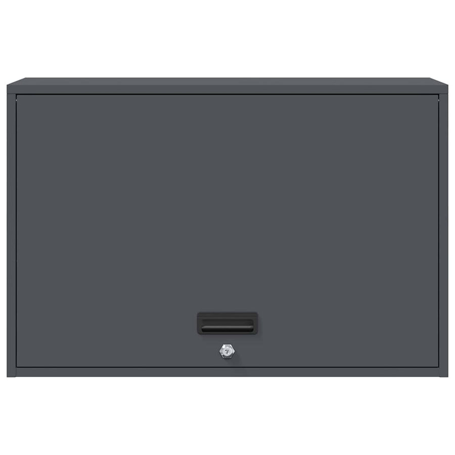 Wandkast Voor Garage 80 x 40 x 53 cm Antraciet