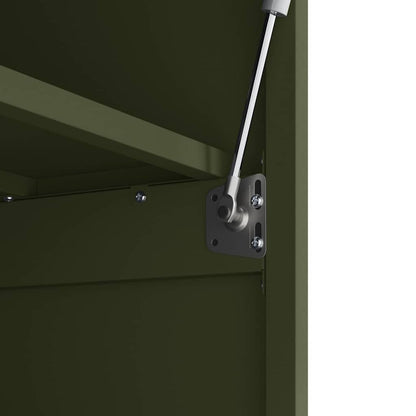 Wandkast Voor Garage 80 x 40 x 53 cm Olijfgroen