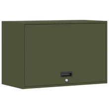 Wandkast Voor Garage 80 x 40 x 53 cm Olijfgroen