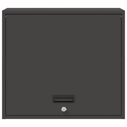 Wandkast Voor Garage Poedercoating Staal 60 x 40 x 53 cm Zwart