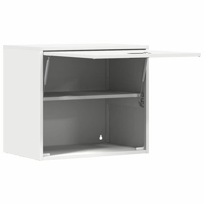 Wandkast Voor Garage Poedercoating Staal 60 x 40 x 53 cm Wit