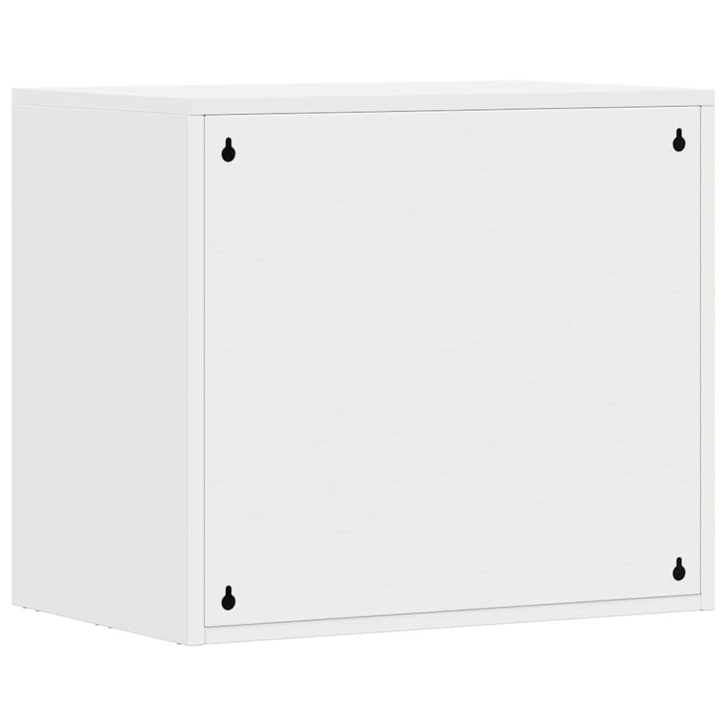 Wandkast Voor Garage Poedercoating Staal 60 x 40 x 53 cm Wit