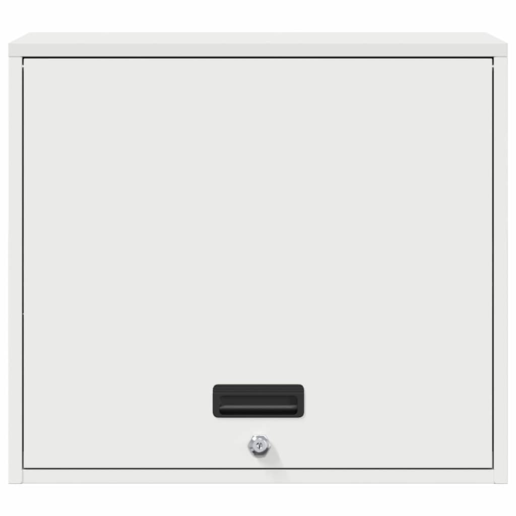 Wandkast Voor Garage Poedercoating Staal 60 x 40 x 53 cm Wit
