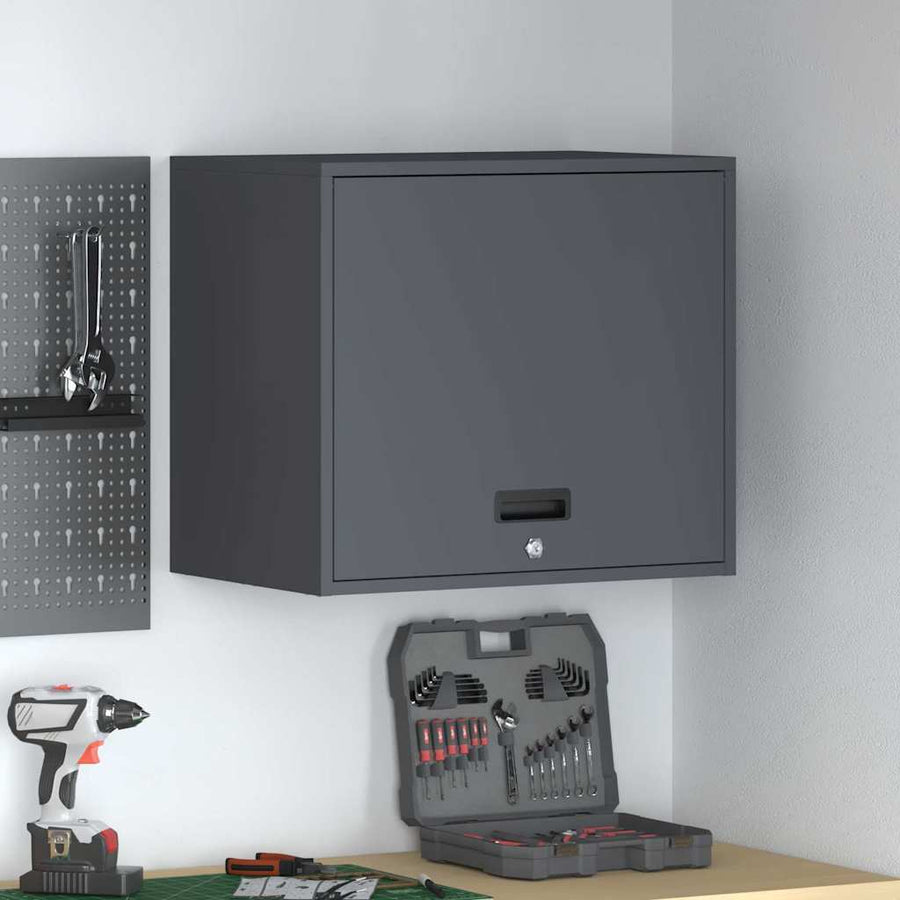 Wandkast Voor Garage 60 x 40 x 53 cm Antraciet