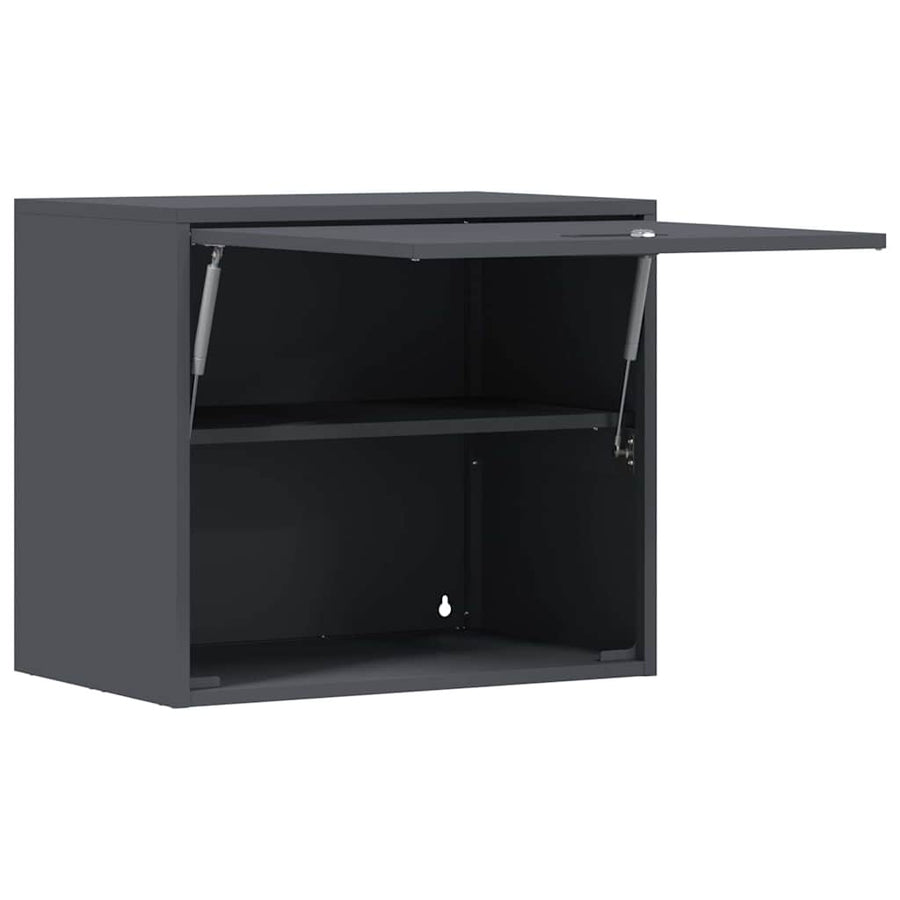 Wandkast Voor Garage 60 x 40 x 53 cm Antraciet