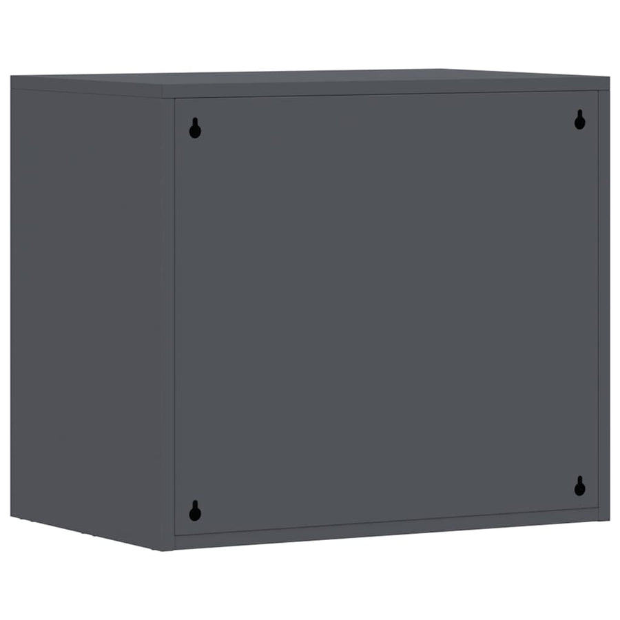 Wandkast Voor Garage 60 x 40 x 53 cm Antraciet
