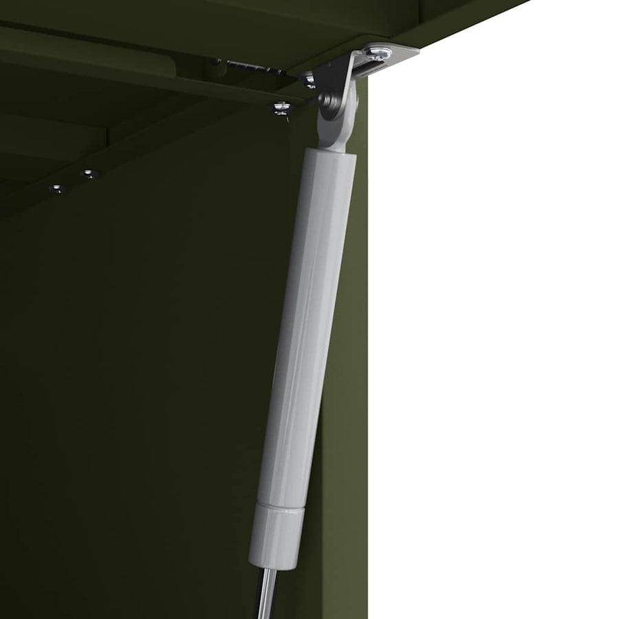 Wandkast Voor Garage 60 x 40 x 53 cm Olijfgroen