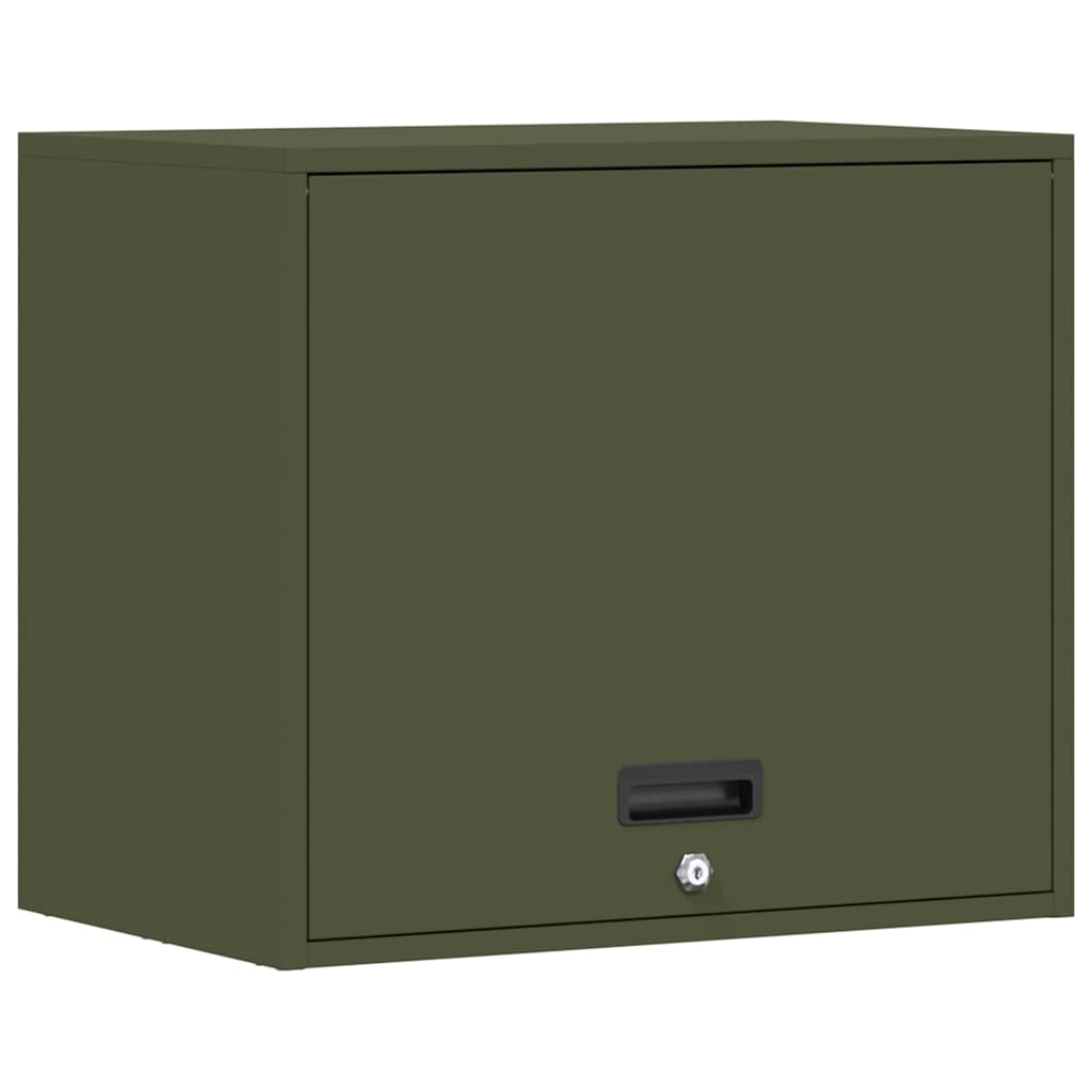 Wandkast Voor Garage 60 x 40 x 53 cm Olijfgroen