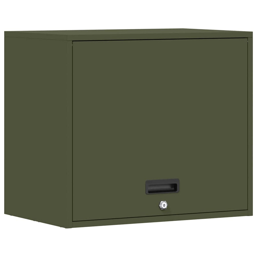 Wandkast Voor Garage 60 x 40 x 53 cm Olijfgroen