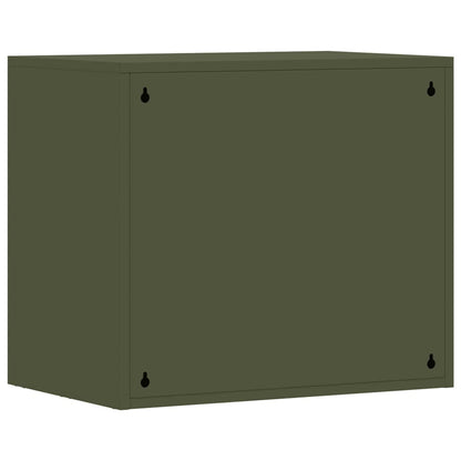 Wandkast Voor Garage 60 x 40 x 53 cm Olijfgroen