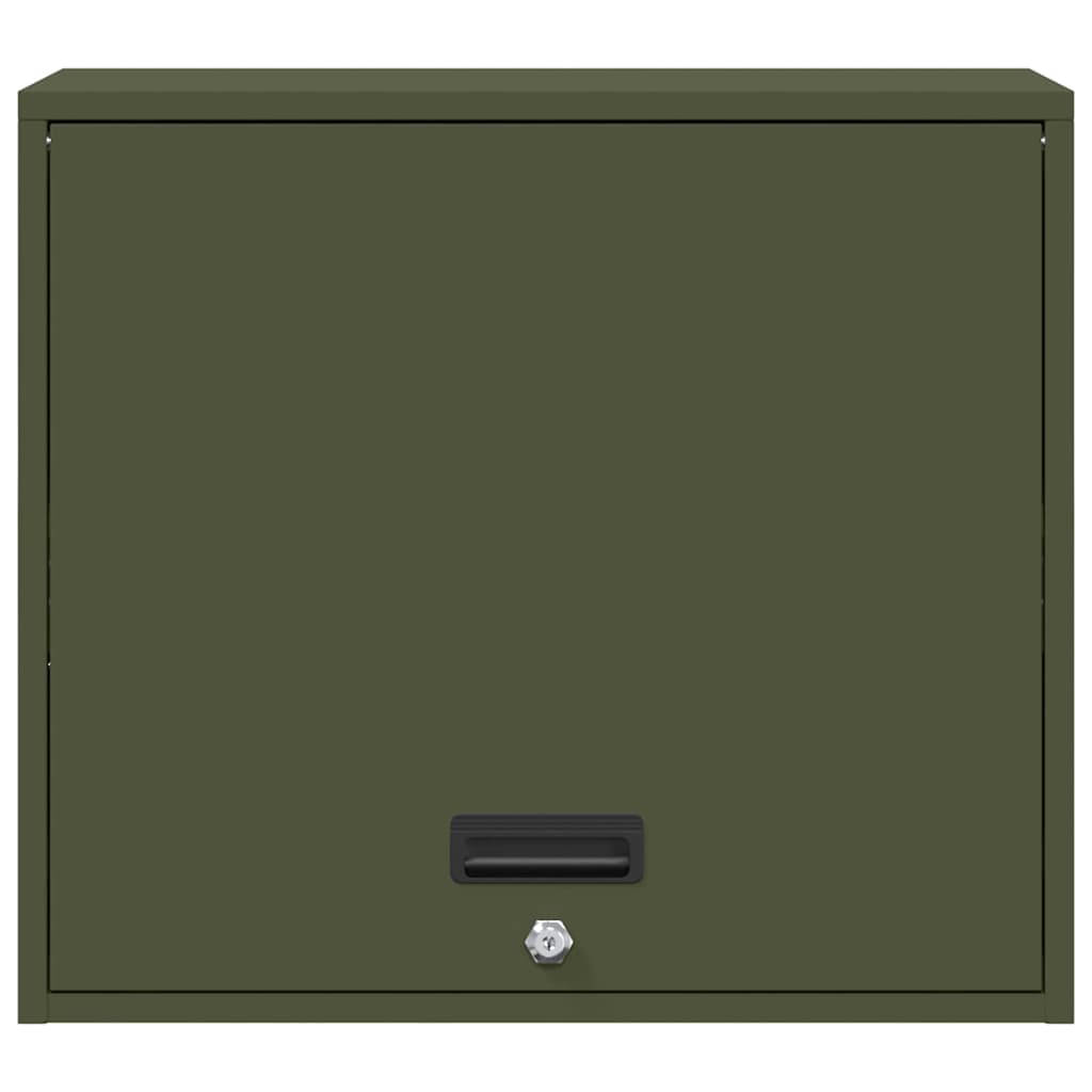 Wandkast Voor Garage 60 x 40 x 53 cm Olijfgroen