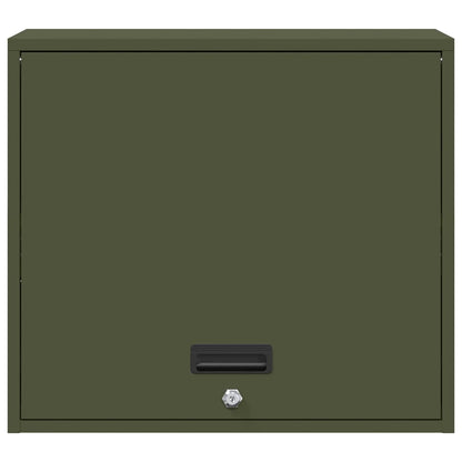 Wandkast Voor Garage 60 x 40 x 53 cm Olijfgroen