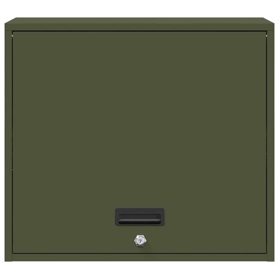 Wandkast Voor Garage 60 x 40 x 53 cm Olijfgroen