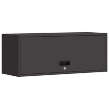 Wandkast Voor Garage Poedercoating Staal 90 x 33 x 35 cm Zwart