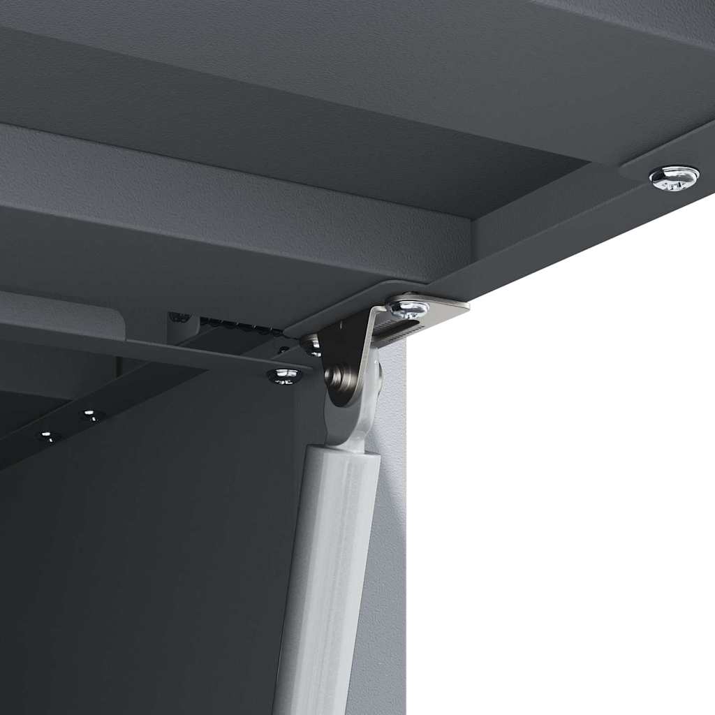 Wandkast Voor Garage 90 x 33 x 35 cm Antraciet