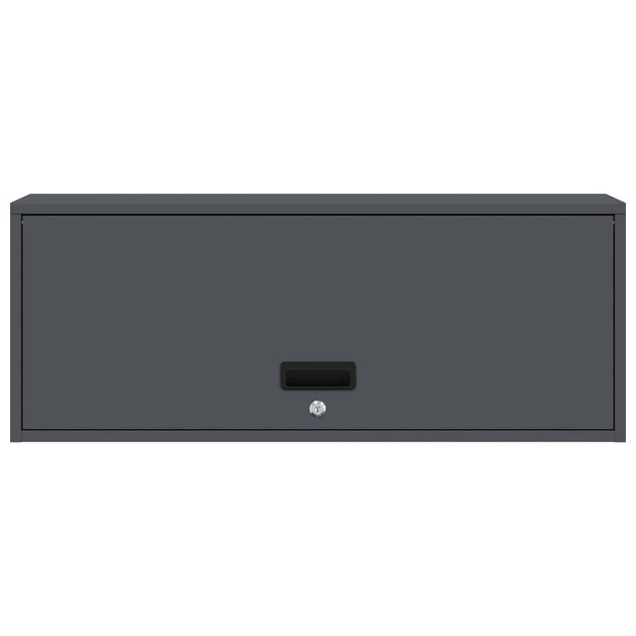 Wandkast Voor Garage 90 x 33 x 35 cm Antraciet