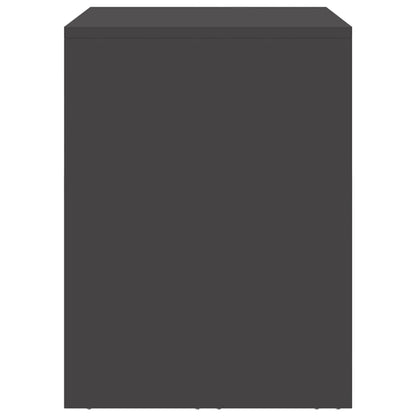 Wandkast Voor Garage Poedercoating Staal 80 x 33 x 35 cm Zwart