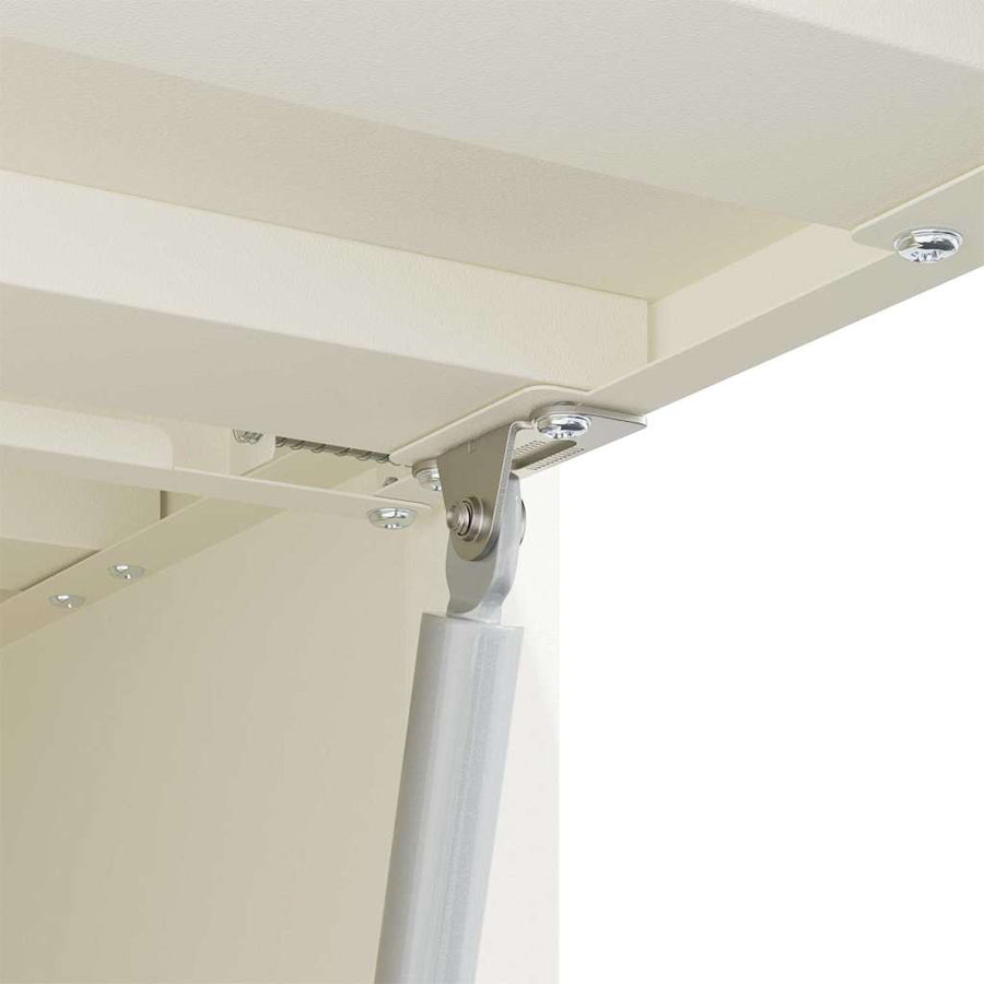 Wandkast Voor Garage Poedercoating Staal 80 x 33 x 35 cm Wit