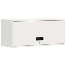 Wandkast Voor Garage Poedercoating Staal 80 x 33 x 35 cm Wit