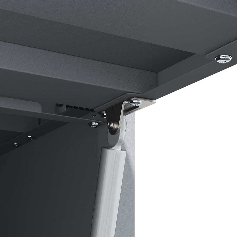 Wandkast Voor Garage 80 x 33 x 35 cm Antraciet