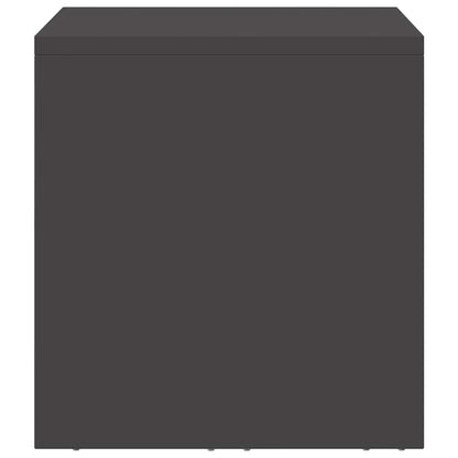Wandkast Voor Garage Poedercoating Staal 60 x 33 x 35 cm Zwart