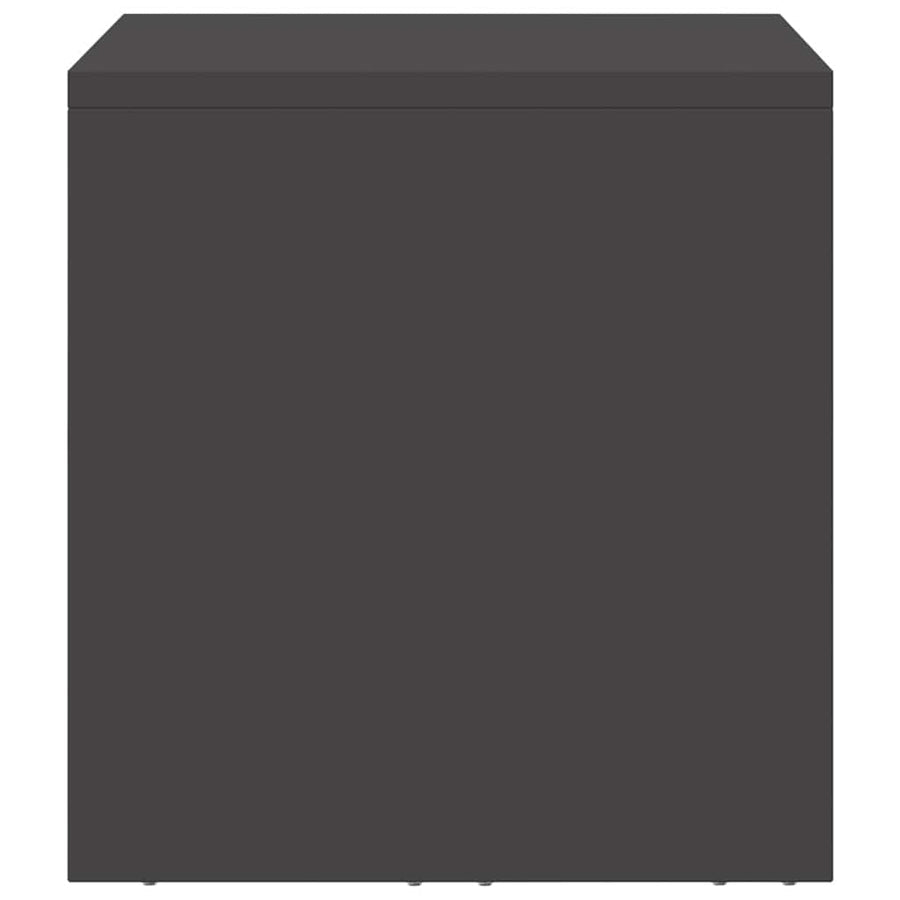 Wandkast Voor Garage Poedercoating Staal 60 x 33 x 35 cm Zwart